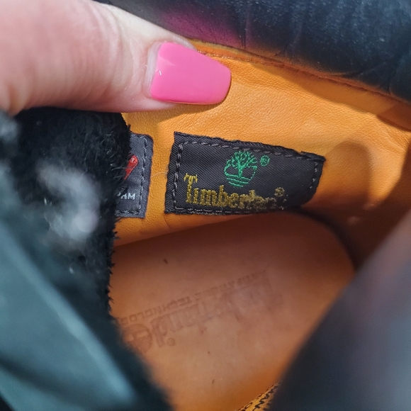 Timberland Boots Size 8.5M Black 6 inch Primaloft 200 Gram Leather Antifatigue - Picture 10 of 10